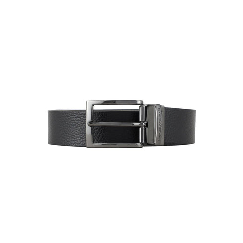 Emporio Armani Cintura Cintura Uomo reversibile in pelle Grigio - Francavilla Moda